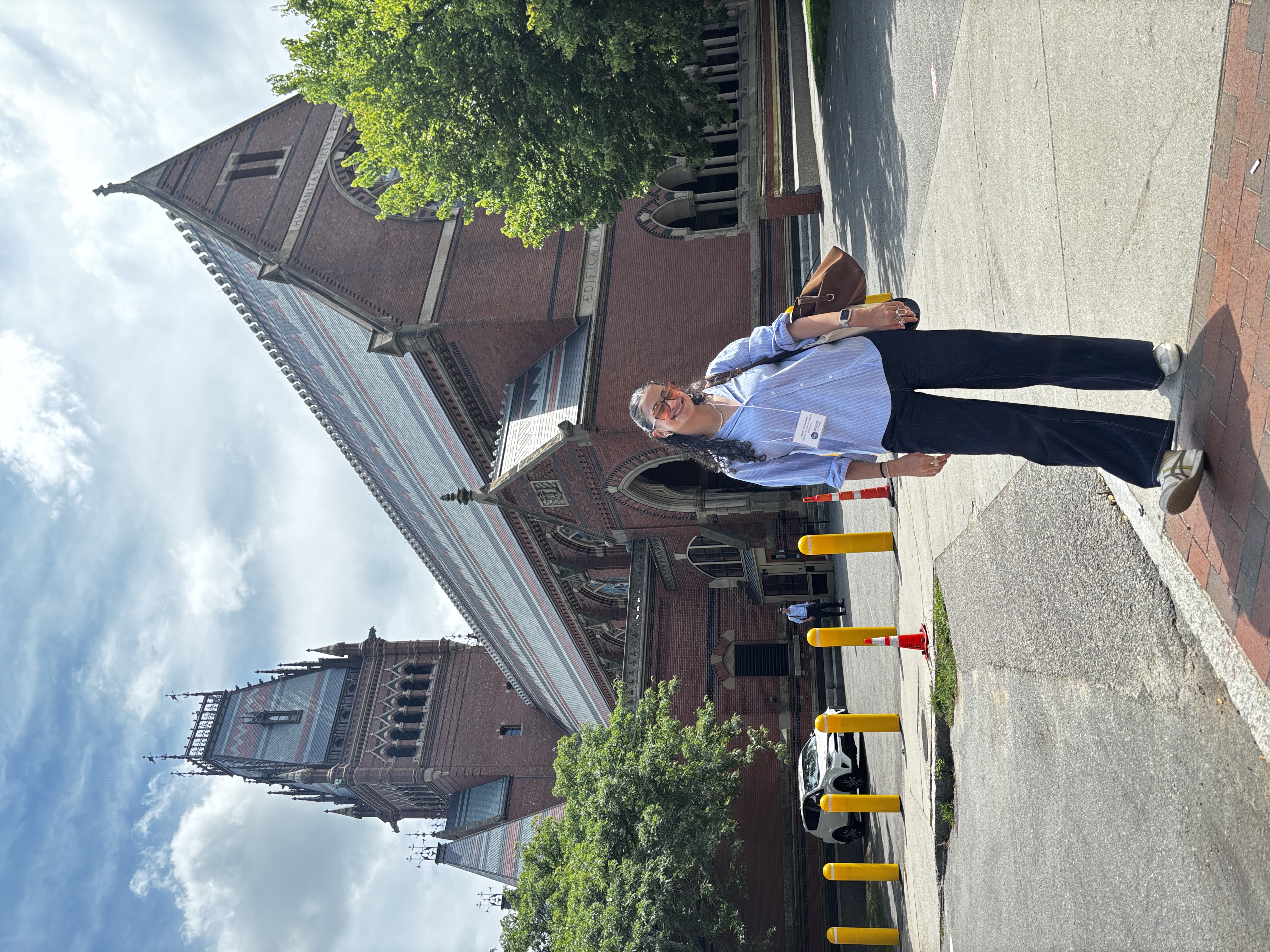 With fellow participants in Boston