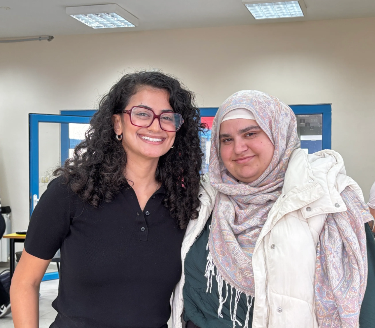 Bayan and Sara Khader