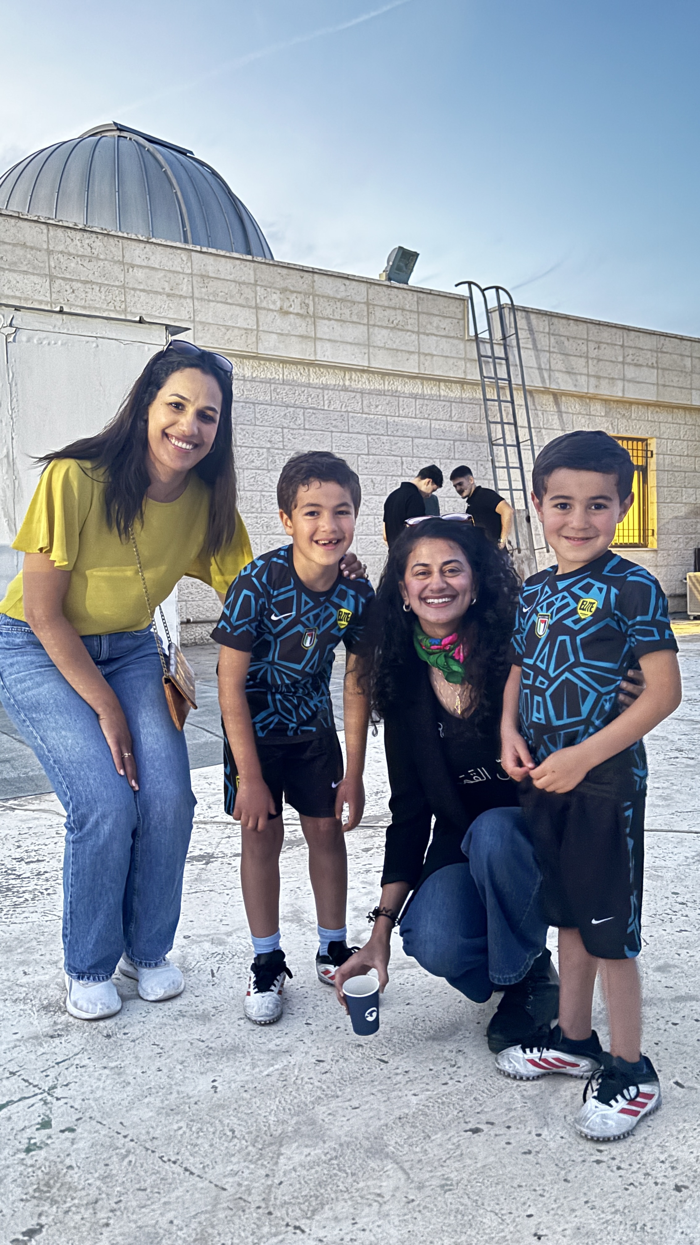 Youngest attendees at the observatory
