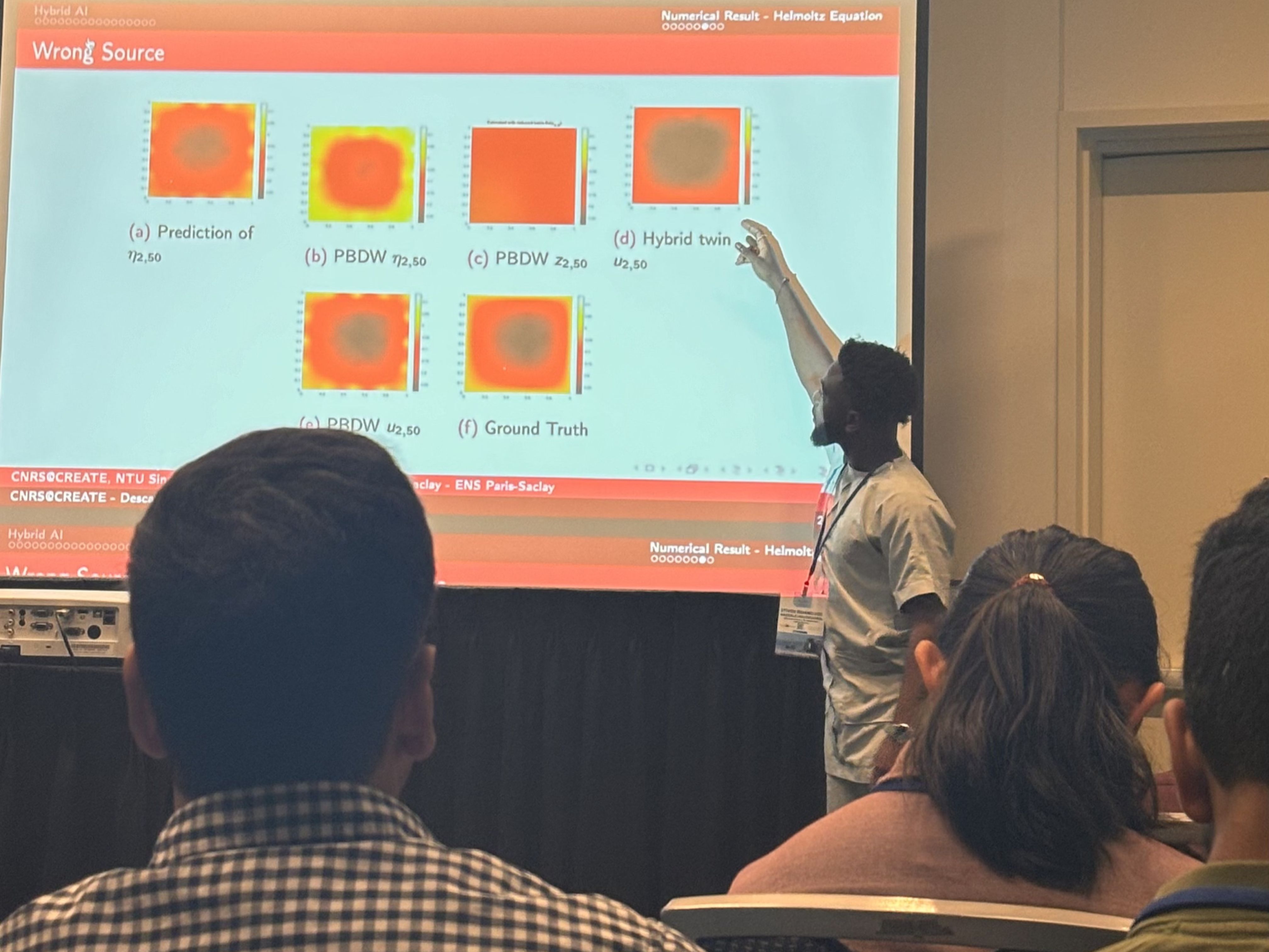 Stiven Briand Massala delivering his session