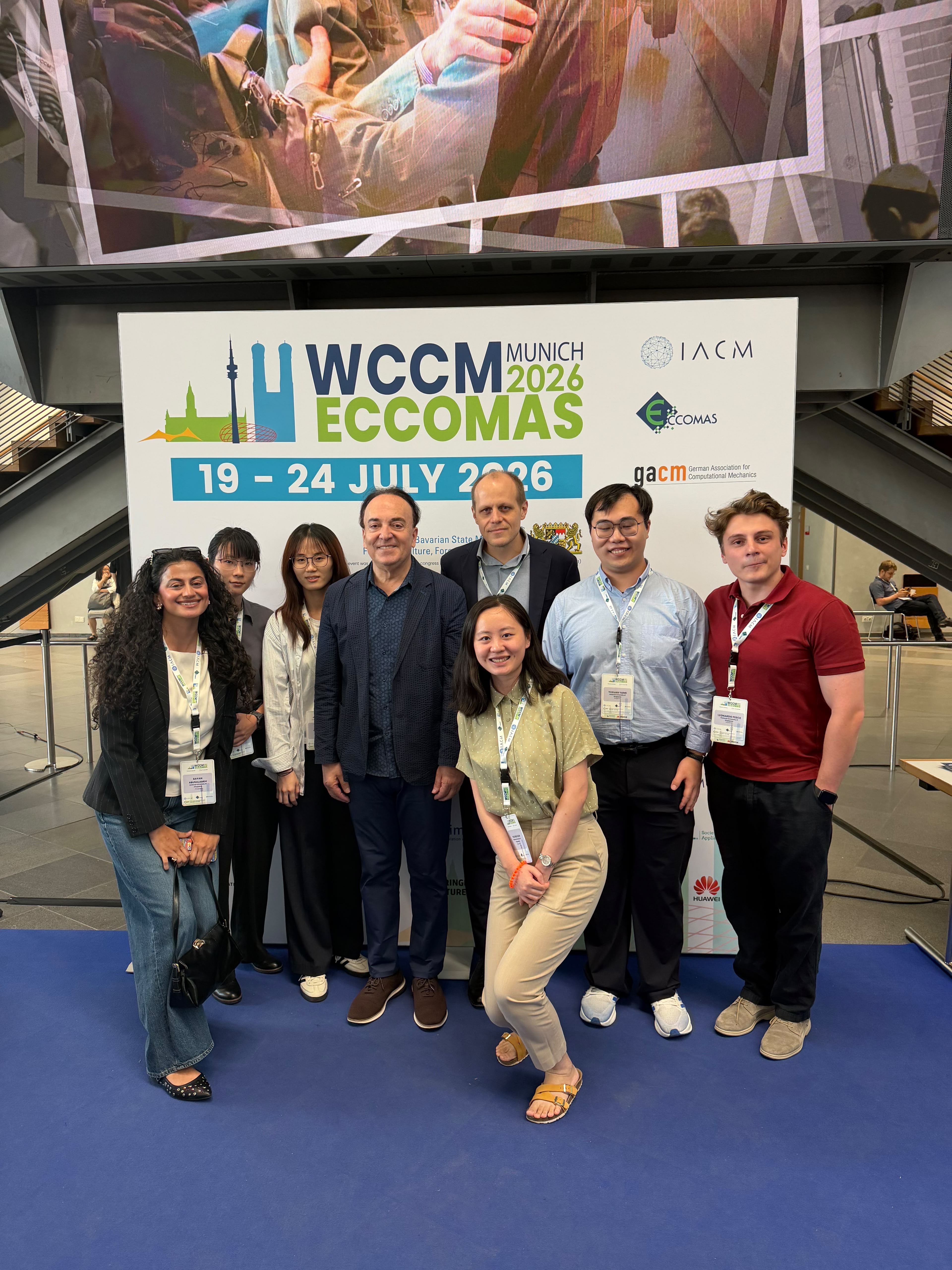 MathEXLab team photo with Professor George Karniadakis